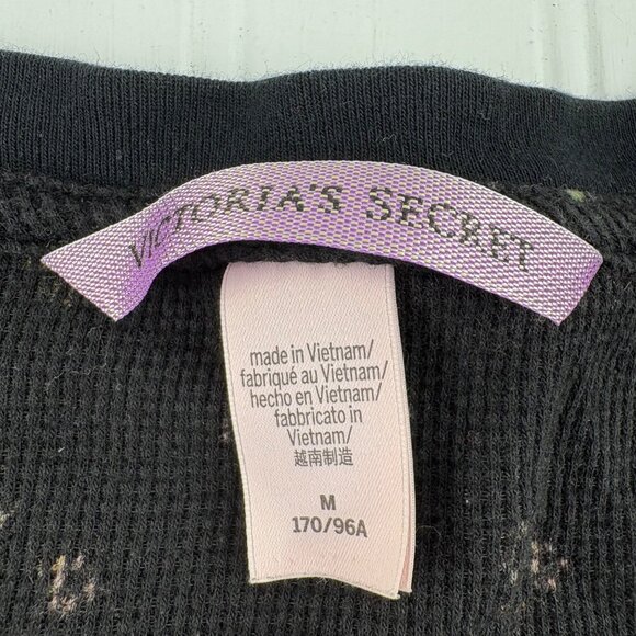 Victoria's Secret Women's size Medium Long Sleeves Cottage Roses Thermal Shirt - Picture 2 of 6